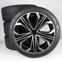 Juego completo de ruedas de verano de aleación de 21 pulgadas con neumáticos Pirelli para EQE SUV 294, original Mercedes-Benz