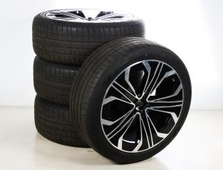 Juego completo de ruedas de verano de aleación de 21 pulgadas con neumáticos Goodyear para EQE SUV 294, original Mercedes-Benz