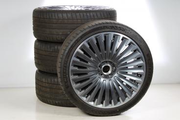 Juego completo de ruedas de verano de aleación de 22 pulgadas con neumáticos Michelin para EQE SUV 294, original Mercedes-AMG