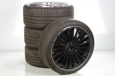Juego completo de ruedas de verano de aleación de 21 pulgadas con neumáticos Pirelli para EQE 295, original Mercedes-AMG