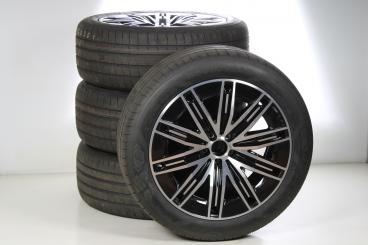 Juego completo de ruedas de verano de aleación de 21 pulgadas con neumáticos Goodyear para EQS SUV 296, original Mercedes-AMG