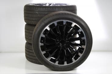 Juego completo de ruedas de verano de aleación de 22 pulgadas con neumáticos Goodyear para EQS SUV 296, original Mercedes-AMG