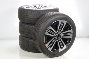 Juego completo de ruedas de verano de aleación de 20 pulgadas con neumáticos Goodyear para EQS 297, original Mercedes-Benz