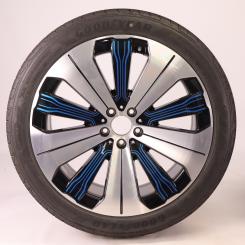 Rueda completa Alu GOODY/EagleF1Asymmetric5, llanta de 10 ra 