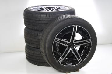 Juego completo de ruedas de verano de aleación de 20 pulgadas con neumáticos Pirelli para EQS 297, original Mercedes-AMG