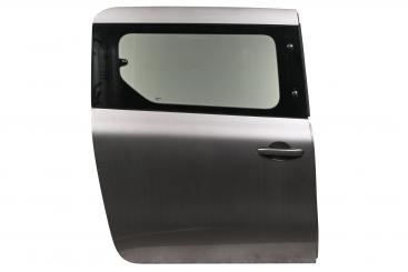 Puerta corrediza derecha con ventana deflectora 