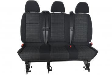 Asiento de tres plazas parte trasera 