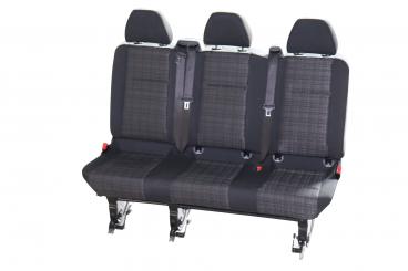 Asiento de tres plazas parte trasera 