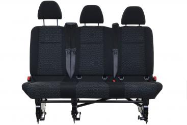 Asiento de tres plazas parte trasera 