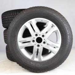 Juego completo de ruedas de invierno de aleación de 18 pulgadas con neumáticos Continental para G-Modell 463, original Mercedes-Benz