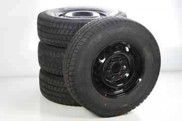 Juego completo de ruedas de invierno de acero de 16 pulgadas con neumáticos Continental para Sprinter VS30 Hinterradantrieb 907, original Mercedes-Benz