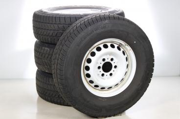 Juego completo de ruedas de invierno de acero de 16 pulgadas con neumáticos Continental para Sprinter VS30 Hinterradantrieb 907, original Mercedes-Benz