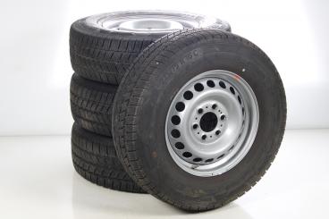Juego completo de ruedas de invierno de acero de 16 pulgadas con neumáticos Continental para Sprinter VS30 Hinterradantrieb 907, original Mercedes-Benz
