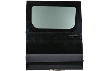 Puerta corrediza derecha ancha con ventana 