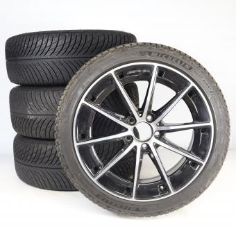 Juego completo de ruedas de invierno de aleación de 18 pulgadas con neumáticos Michelin para CLA ShootingBrake X118, CLA 118, original Mercedes-AMG