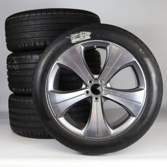 Juego completo de ruedas de verano de aleación de 21 pulgadas con neumáticos Pirelli para GL-/Clase GLS X167, original Mercedes-Benz