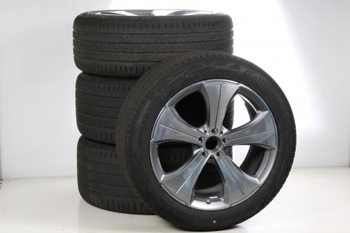 Juego completo de ruedas de verano de aleación de 21 pulgadas con neumáticos Continental para GL-/Clase GLS X167, original Mercedes-Benz