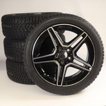Juego completo de ruedas de invierno de aleación de 18 pulgadas con neumáticos Pirelli para CLA 118, Clase A 177 y otros, original Mercedes-AMG