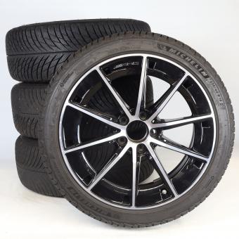 Juego completo de ruedas de invierno de aleación de 18 pulgadas con neumáticos Michelin para Clase A 177, original Mercedes-AMG