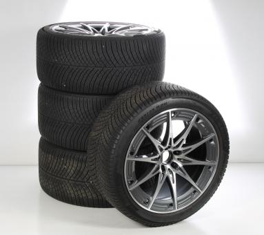 Juego completo de ruedas de invierno de aleación de 20 pulgadas con neumáticos Pirelli para AMG GT 192, original Mercedes-AMG
