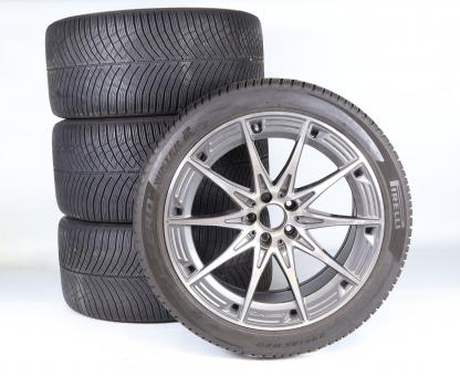Juego completo de ruedas de invierno de aleación de 20 pulgadas con neumáticos Pirelli para AMG GT 192, original Mercedes-AMG