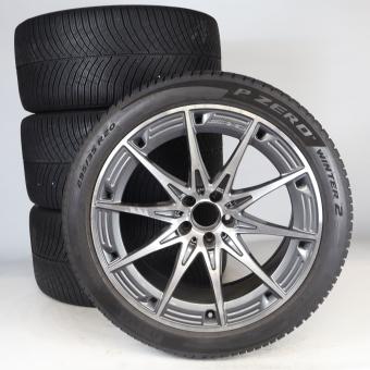 Juego completo de ruedas de invierno de aleación de 20 pulgadas con neumáticos Pirelli para AMG GT 192, original Mercedes-AMG