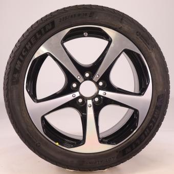 Rueda completa Alu Michelin/Pilot Alpin, 5 radios 