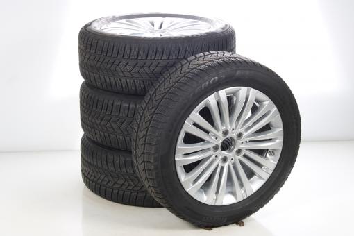 Juego completo de ruedas de invierno de aleación de 17 pulgadas con neumáticos Pirelli para Clase C 206, original Mercedes-Benz
