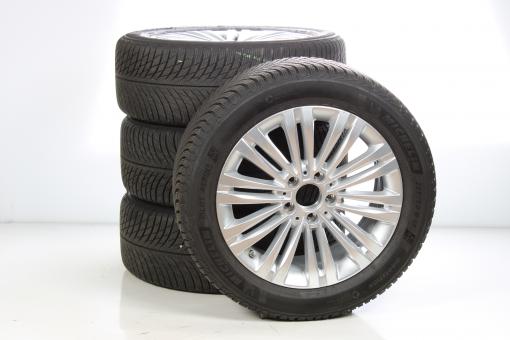 Juego completo de ruedas de invierno de aleación de 17 pulgadas con neumáticos Michelin para Clase C 206, original Mercedes-Benz