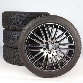 Juego completo de ruedas de invierno de aleación de 18 pulgadas con neumáticos Goodyear para Clase C 206, original Mercedes-Benz