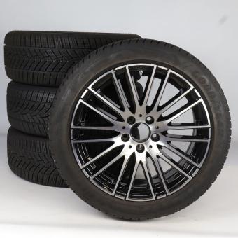 Juego completo de ruedas de invierno de aleación de 18 pulgadas con neumáticos Goodyear para Clase C 206, original Mercedes-Benz
