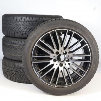 Juego completo de ruedas de invierno de aleación de 18 pulgadas con neumáticos Goodyear para Clase C 206, original Mercedes-Benz