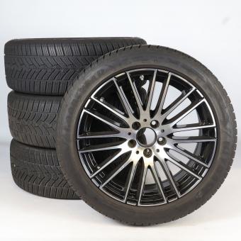 Juego completo de ruedas de invierno de aleación de 18 pulgadas con neumáticos Goodyear para Clase C 206, original Mercedes-Benz