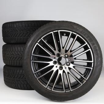 Juego completo de ruedas de invierno de aleación de 18 pulgadas con neumáticos Goodyear para Clase C 206, original Mercedes-Benz