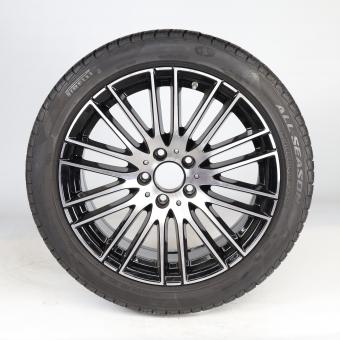 Juego completo de ruedas de invierno de aleación de 18 pulgadas con neumáticos Pirelli para Clase C 206, original Mercedes-Benz