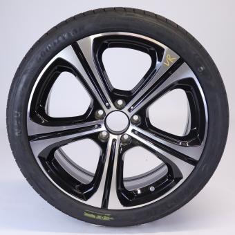 Rueda completa Alu GOODY/EagleF1Asymmetric5, llanta de 5 rad 