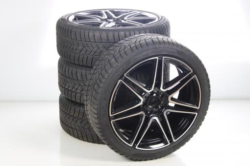Juego completo de ruedas de invierno de aleación de 19 pulgadas con neumáticos Pirelli para Clase C 206, original Mercedes-AMG