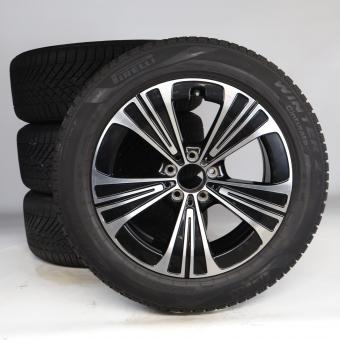 Juego completo de ruedas de invierno de aleación de 18 pulgadas con neumáticos Pirelli para Clase E 214, original Mercedes-Benz