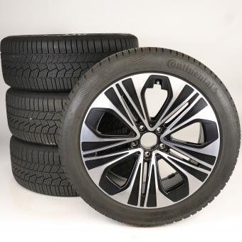 Juego completo de ruedas de invierno de aleación de 19 pulgadas con neumáticos Continental para Clase E 214, original Mercedes-Benz