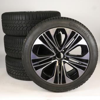 Juego completo de ruedas de invierno de aleación de 19 pulgadas con neumáticos Continental para Clase E 214, original Mercedes-Benz