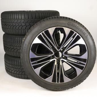 Juego completo de ruedas de invierno de aleación de 19 pulgadas con neumáticos Continental para Clase E 214, original Mercedes-Benz
