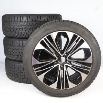 Juego completo de ruedas de invierno de aleación de 19 pulgadas con neumáticos Continental para Clase E 214, original Mercedes-Benz