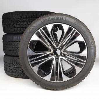 Juego completo de ruedas de invierno de aleación de 19 pulgadas con neumáticos Continental para Clase E 214, original Mercedes-Benz