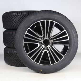 Juego completo de ruedas de invierno de aleación de 18 pulgadas con neumáticos Pirelli para Clase E 214, original Mercedes-Benz