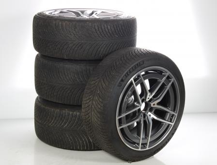 Juego completo de ruedas de invierno de aleación de 20 pulgadas con neumáticos Michelin para Clase SL 232, original Mercedes-AMG
