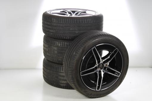 Juego completo de ruedas de verano de aleación de 18 pulgadas con neumáticos Pirelli para CLE 236, original Mercedes-AMG