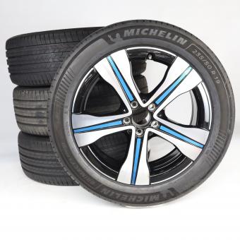 Juego completo de ruedas de verano de aleación de 19 pulgadas con neumáticos Michelin para EQA H243, original Mercedes-Benz