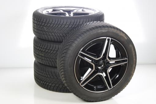 Juego completo de ruedas de invierno de aleación de 19 pulgadas con neumáticos Bridgestone para Clase GLA H247, Clase GLB X247, original Mercedes-AMG