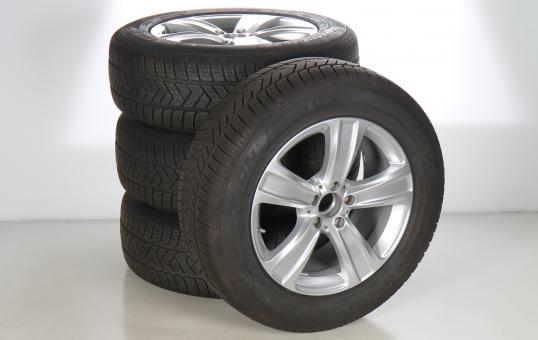 Juego completo de ruedas de invierno de aleación de 18 pulgadas con neumáticos Pirelli para GLC-Coupe 253, GLC-SUV X253, original Mercedes-Benz