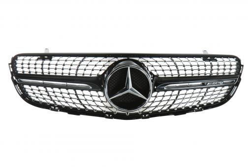 Parrilla del radiador con estrella Mercedes
